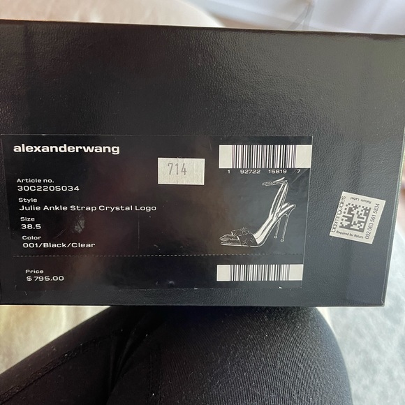 Alexanderwang, Julie Ankle Strap Logo Shoe - Picture 3 of 6